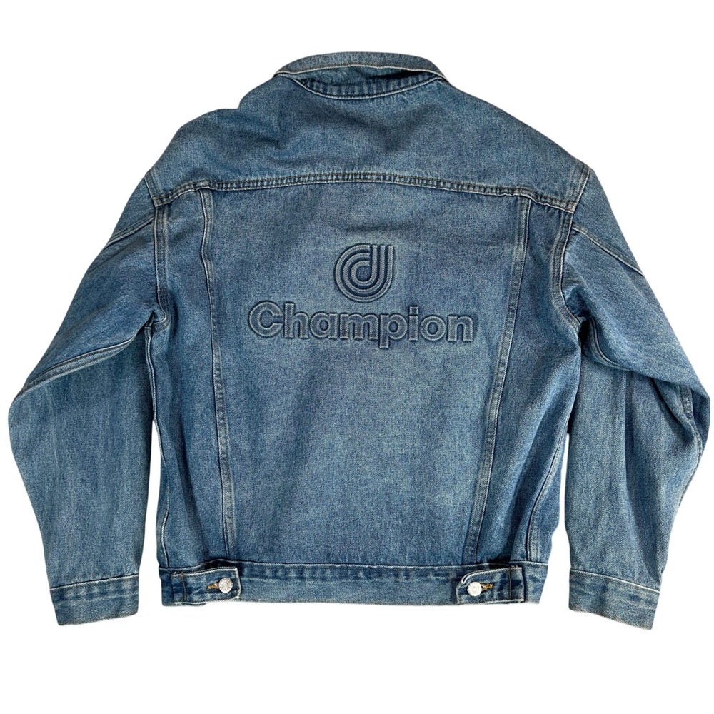 Vintage Tyca Champion Denim Jean Jacket Mens Small Made in USA